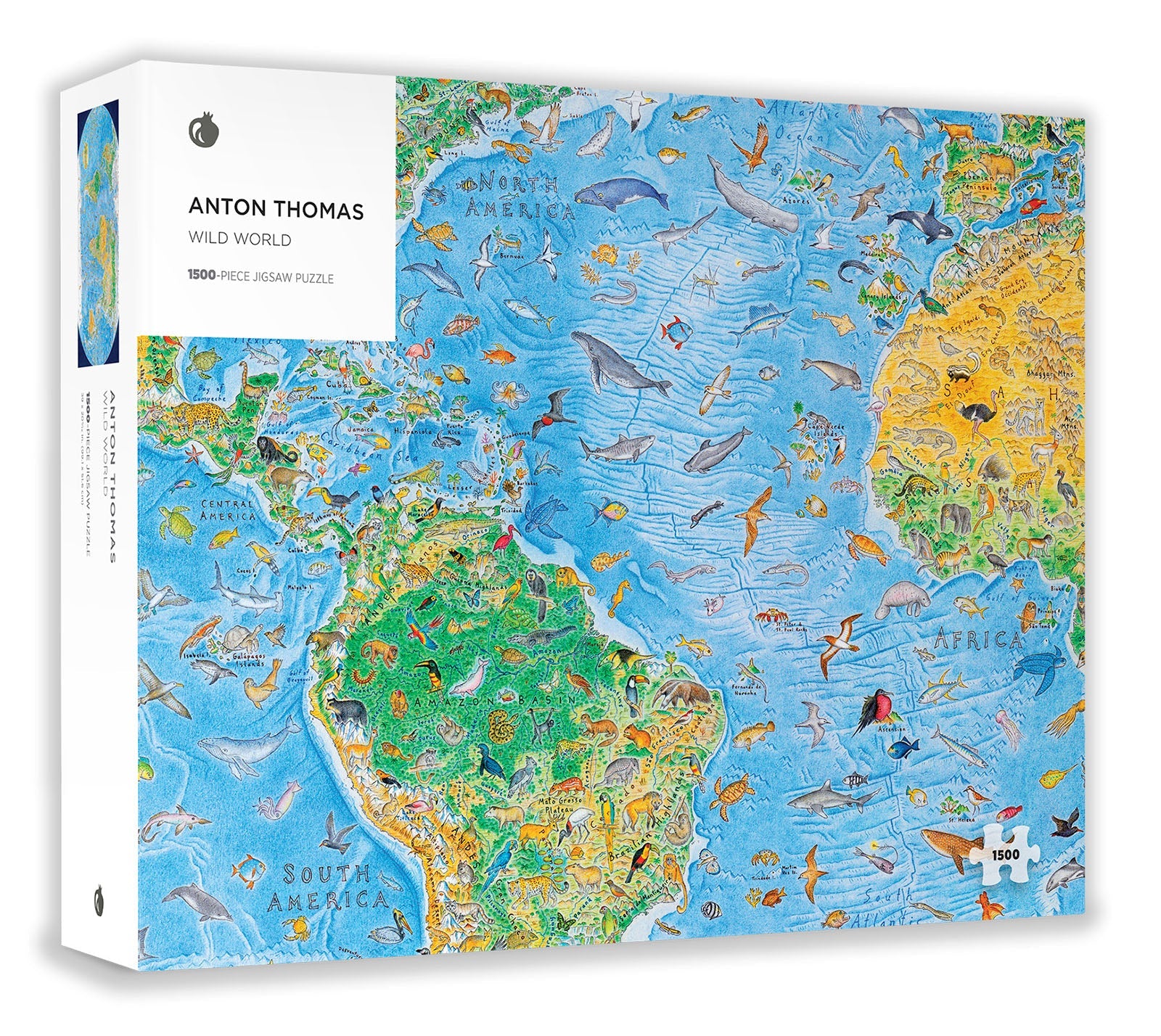 Map Puzzles – Wild World & North America – Anton Thomas Art