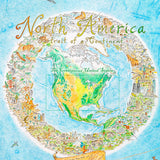 The Contiguous United States – Poster Print