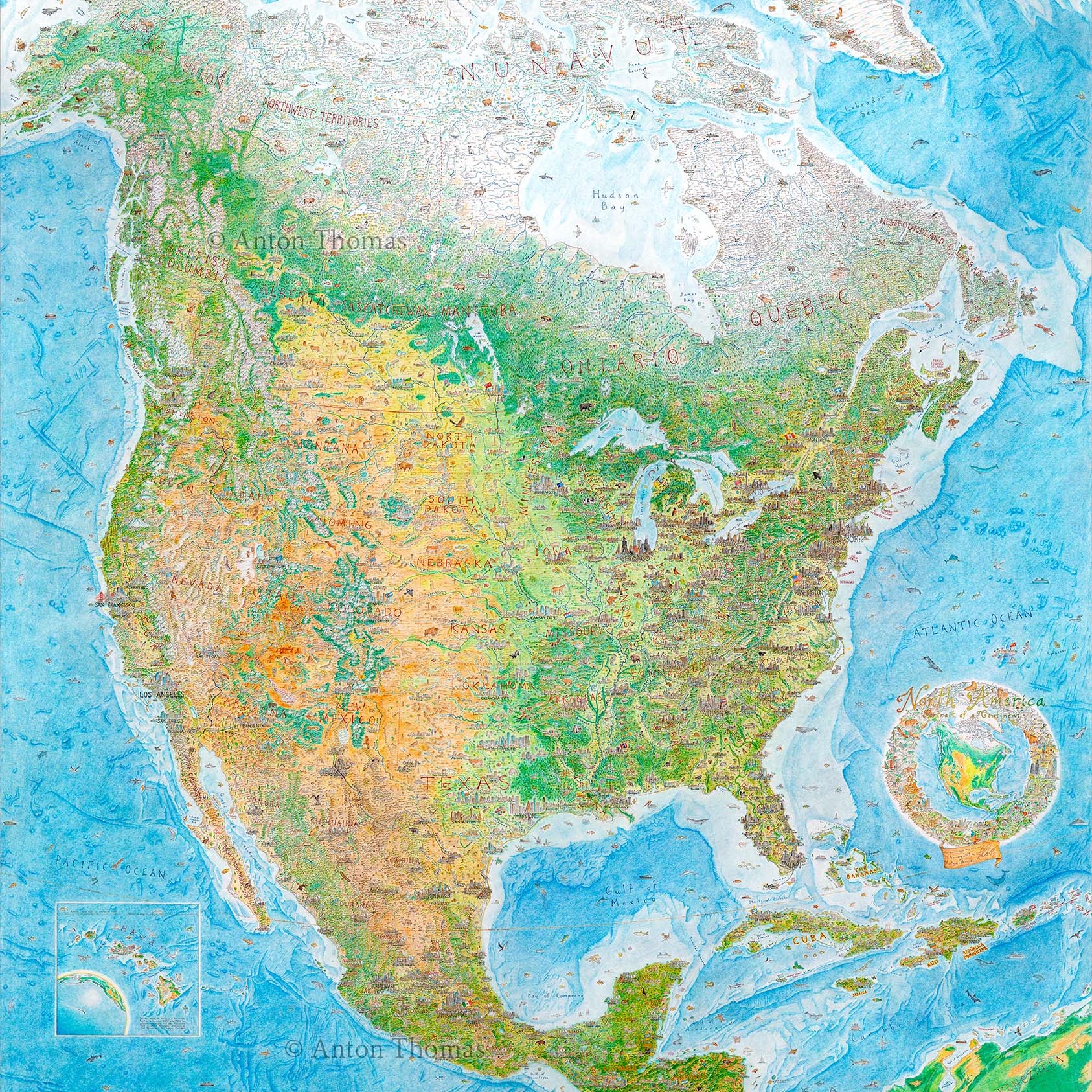North America: Portrait of a Continent – poster